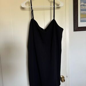 H&M Black Sleeveless Slip Dress